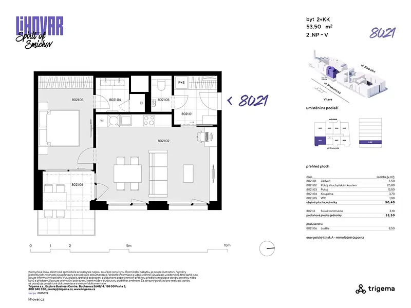 Prodej bytu 2+kk 50 m², Praha – náhled fotky 3
