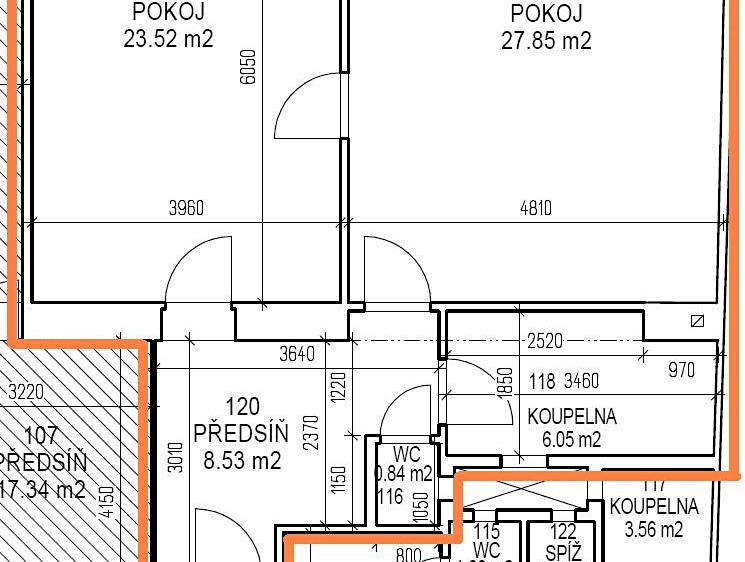 Wohnung 2+kk zur Miete, 67 m² (4 von 12)