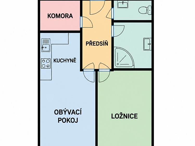 Квартира 2+kk на продаж, 61 м² (14 з 14)