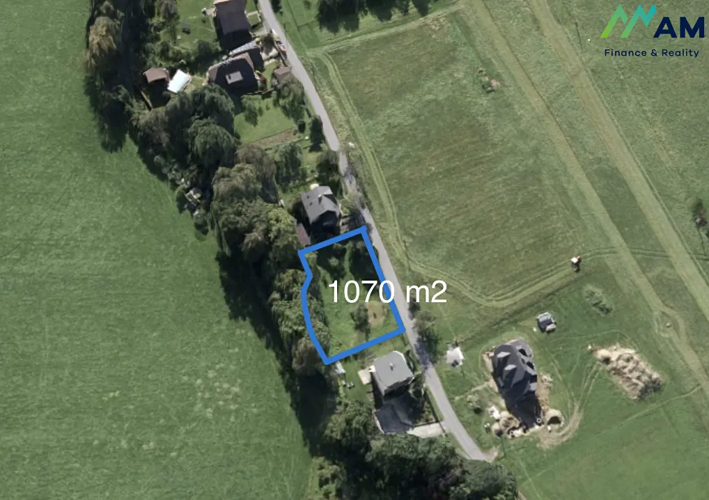 Prodej stavebního pozemku 1070 m²