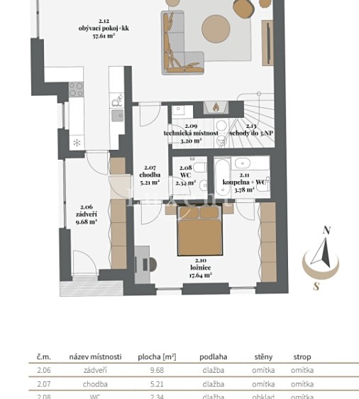 Квартира 4+kk на продаж, 175 м² (19 з 20)