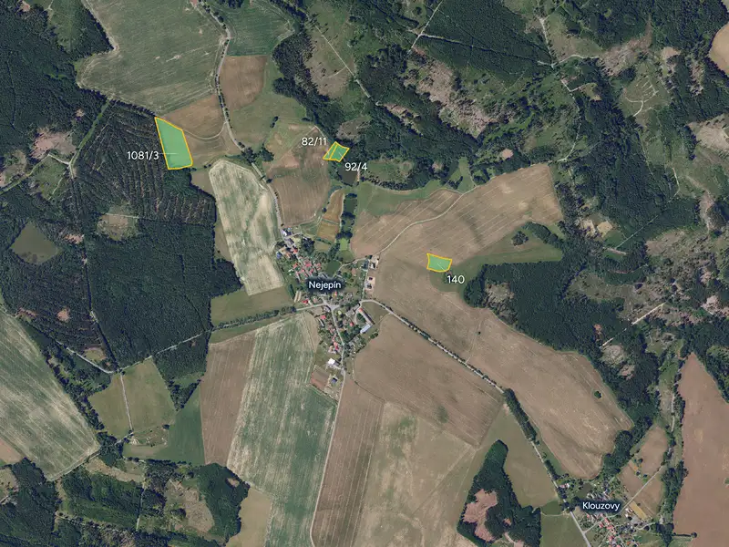 Prodej pole 8146 m², Nejepín – náhled fotky 1