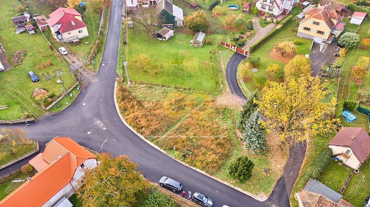 Prodej stavebního pozemku 694 m², Albrechtice nad Vltavou – fotka 1 z 3