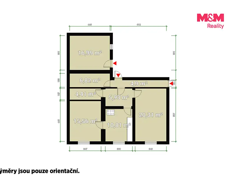 Prodej rodinného domu 60 m², pozemek 467 m², Spálené Poříčí – náhled fotky 3