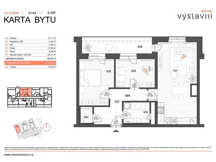 Prodej bytu 3+kk, 69 m² (9 z 26)