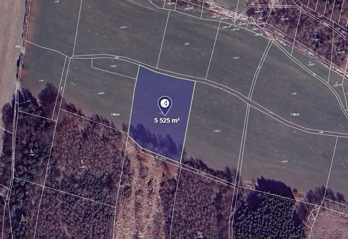 Prodej pole 5525 m², Ludmírov – fotka 1 z 3