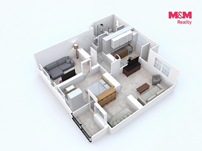 Wohnung 3+1 zum Kauf, 71 m² (2 von 22)