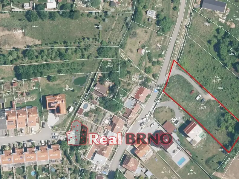 Prodej stavebního pozemku 1928 m², Kanice – náhled fotky 2
