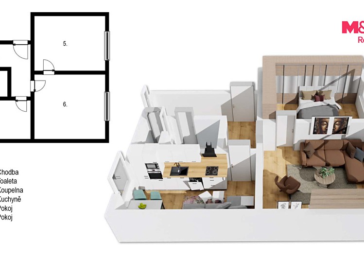 Wohnung 2+1 zum Kauf, 57 m² (10 von 10)