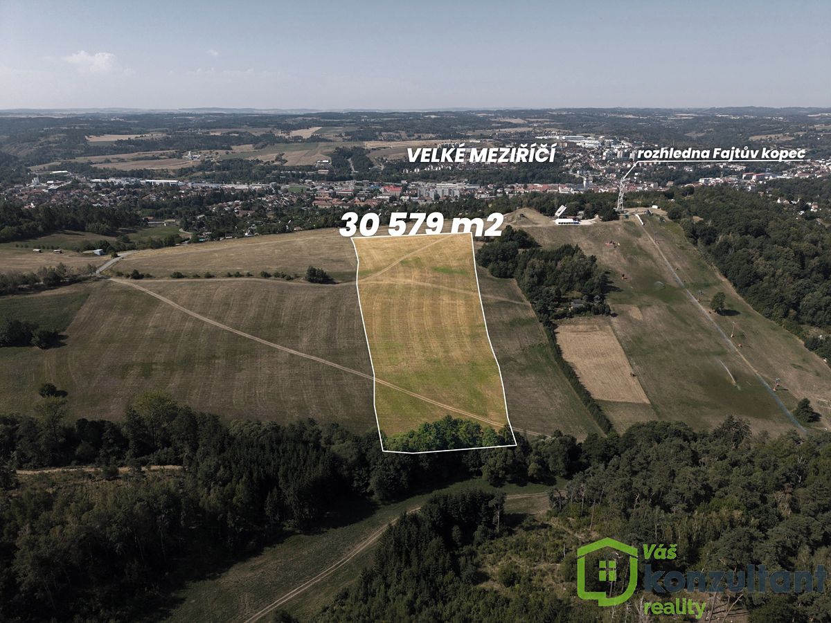 Prodej louky 30579 m², Velké Meziříčí – fotka 1 z 3