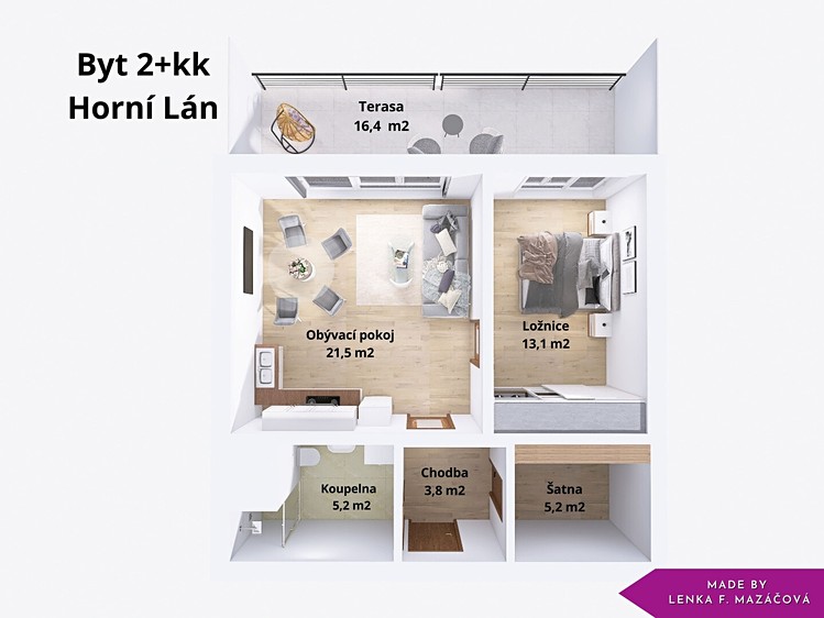 Wohnung 2+kk zur Miete, 48 m² (7 von 23)