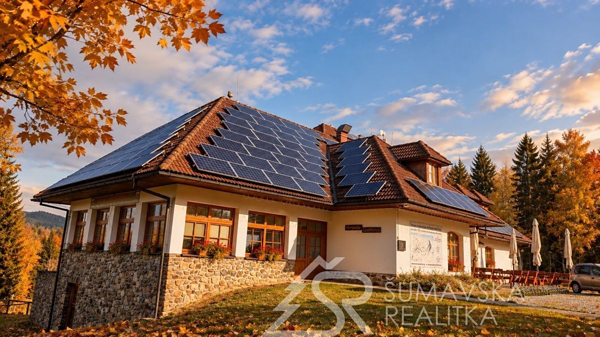 Prodej ubytovacího zařízení 1100 m², Stožec – fotka 1 z 3
