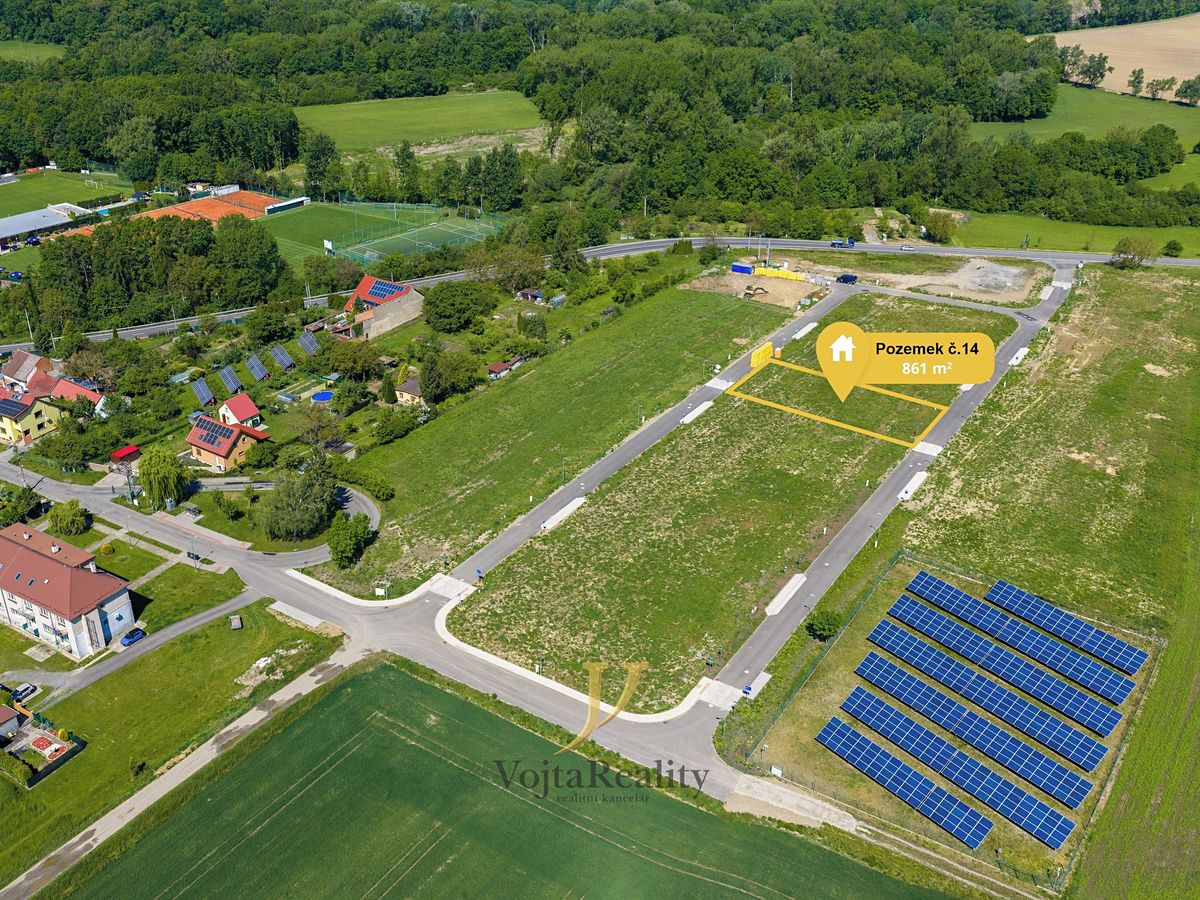 Prodej stavebního pozemku 861 m², Přerov – fotka 1 z 3
