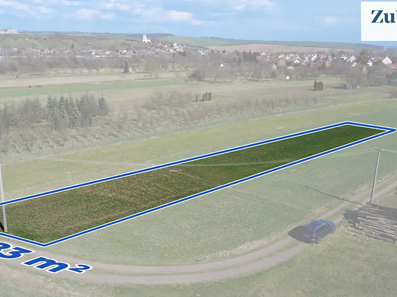 Prodej stavebního pozemku 1183 m², Kunovice – náhled fotky 1