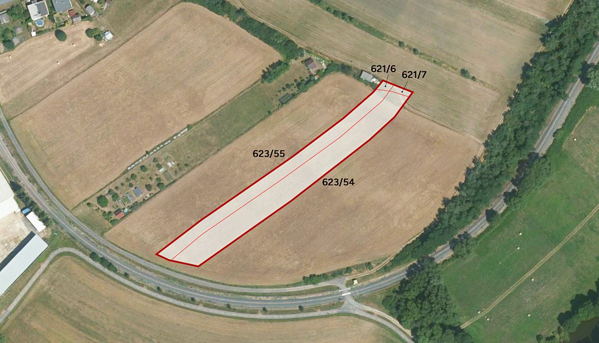 Prodej stavebního pozemku 5369 m², Zruč nad Sázavou – fotka 1 z 3