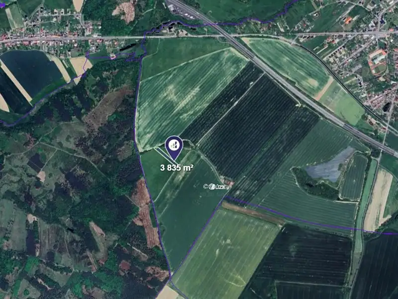 Prodej pole 3835 m², Velký Újezd – náhled fotky 2