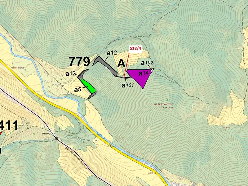 Dražba lesa 169 m², Malé Březno – náhled fotky 3