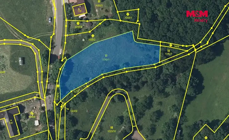 Prodej stavebního pozemku 2930 m², Hlinná – náhled fotky 3