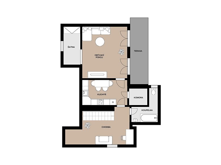 Квартира 1+1 на продаж, 64 м² (23 з 23)