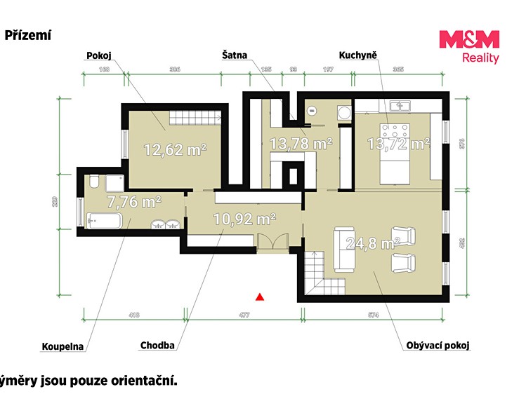 Prodej bytu 2+kk, 88 m² (5 z 23)