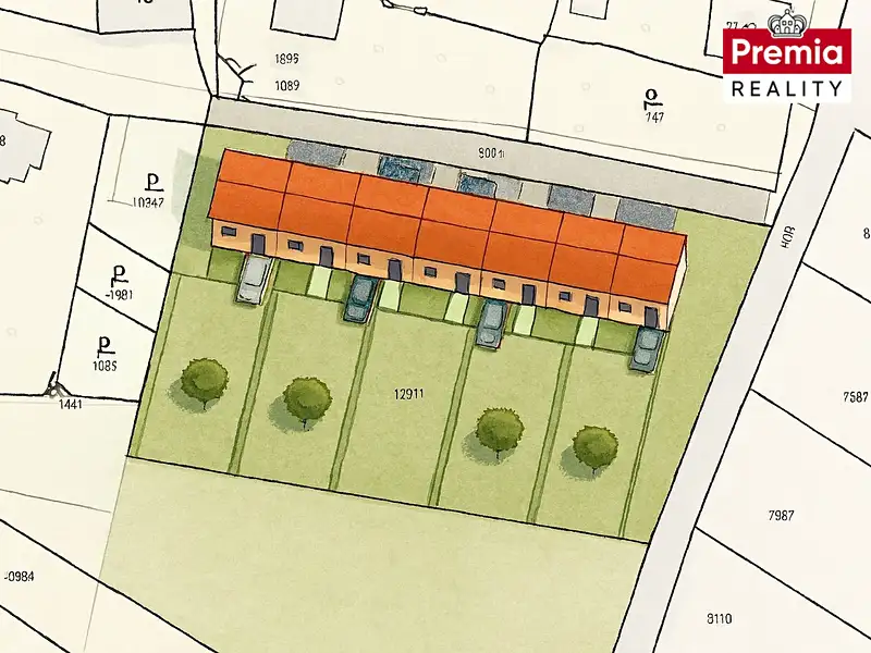 Prodej stavebního pozemku 5064 m², Křídlůvky – náhled fotky 3
