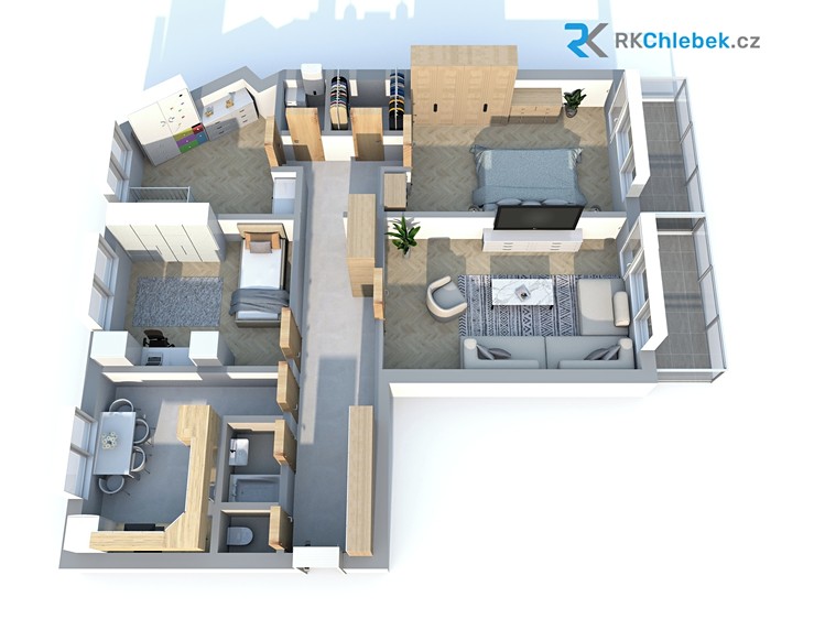 Квартира 4+1 на продаж, 95 м² (18 з 19)
