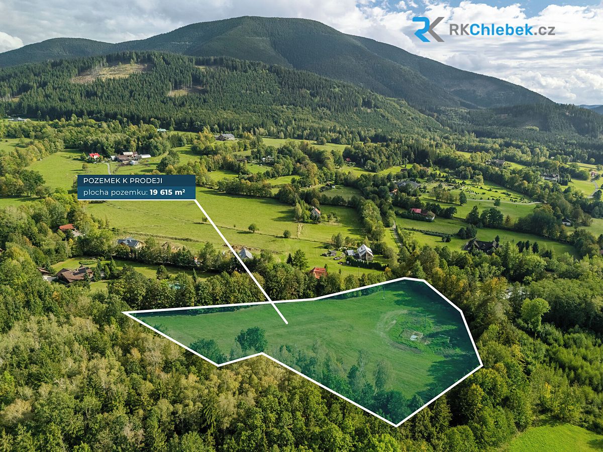 Prodej stavebního pozemku 19615 m², Čeladná – fotka 1 z 3