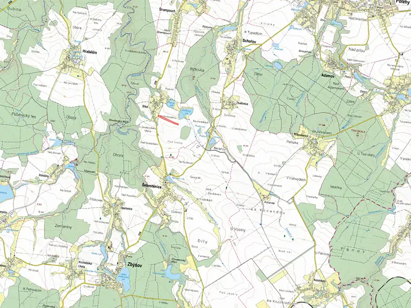 Prodej pole 11369 m², Zbýšov – náhled fotky 2