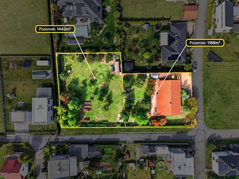 Prodej stavebního pozemku 1445 m², Vřesina – náhled fotky 1