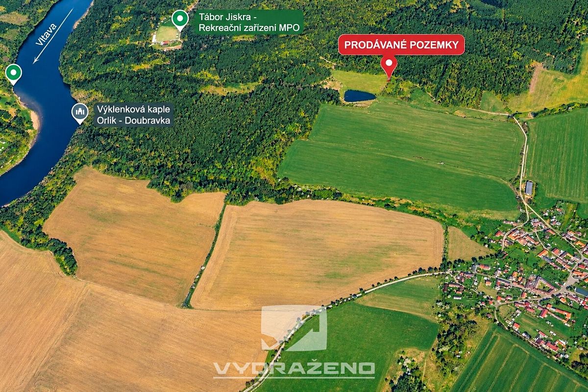 Prodej louky 1726 m², Chrášťany – fotka 1 z 3