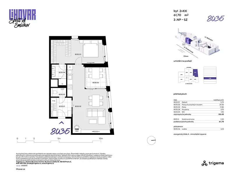 Prodej bytu 2+kk 58 m², Praha – náhled fotky 3