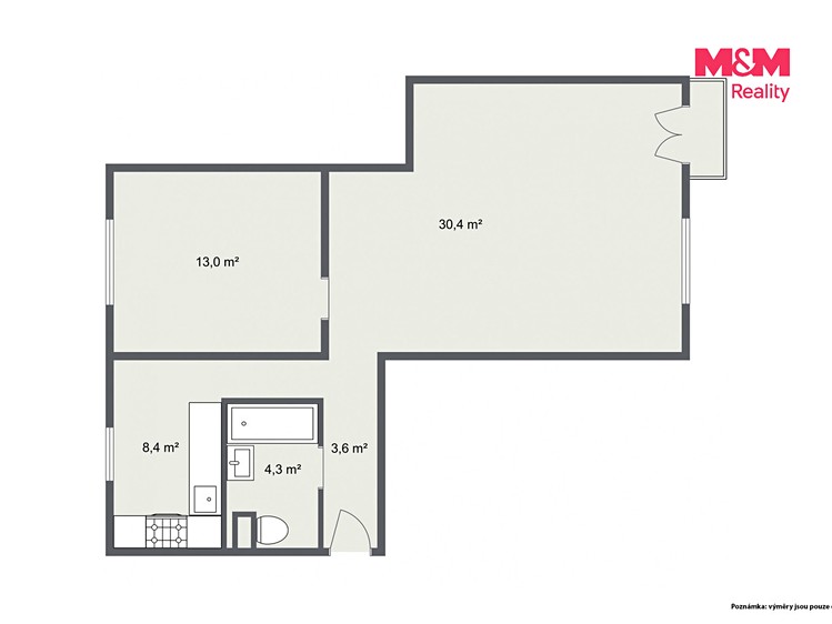 Квартира 2+1 на продаж, 63 м² (14 з 15)