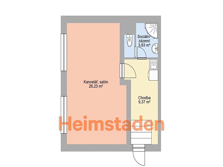Комерційне приміщення в оренду, 41 м² (7 з 8)