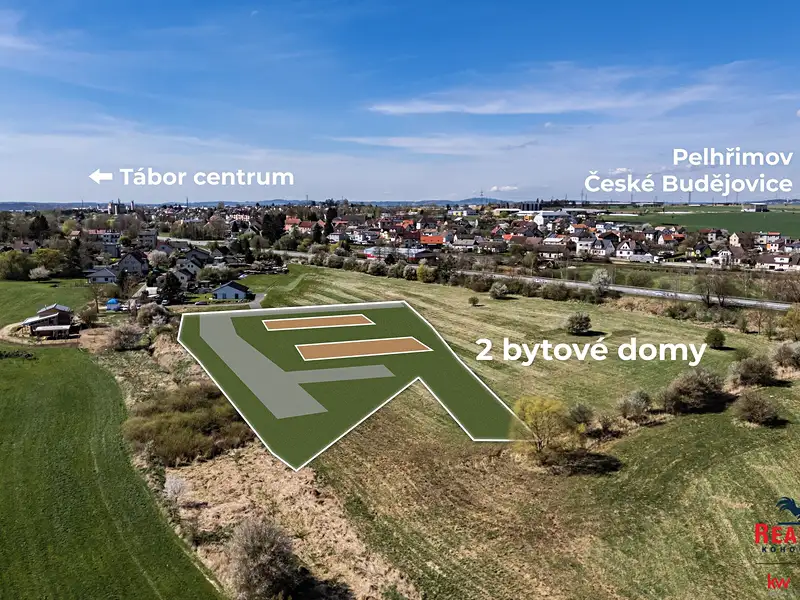 Prodej stavebního pozemku 9643 m², Tábor – náhled fotky 2