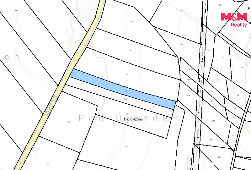 Prodej pole 2338 m², Újezd u Přelouče – náhled fotky 2