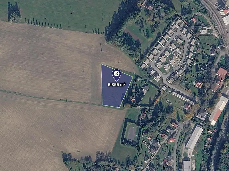 Prodej stavebního pozemku 6855 m², Humpolec – náhled fotky 1