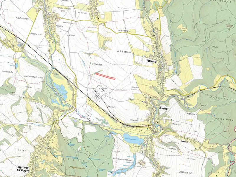 Prodej pole 19998 m², Tatenice – náhled fotky 2