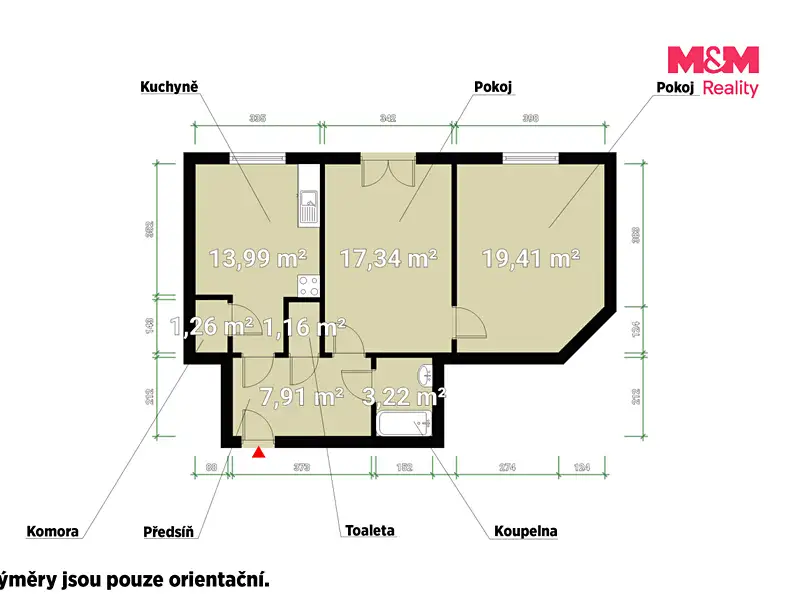 Pronájem bytu 2+1 66 m², Plzeň – náhled fotky 2
