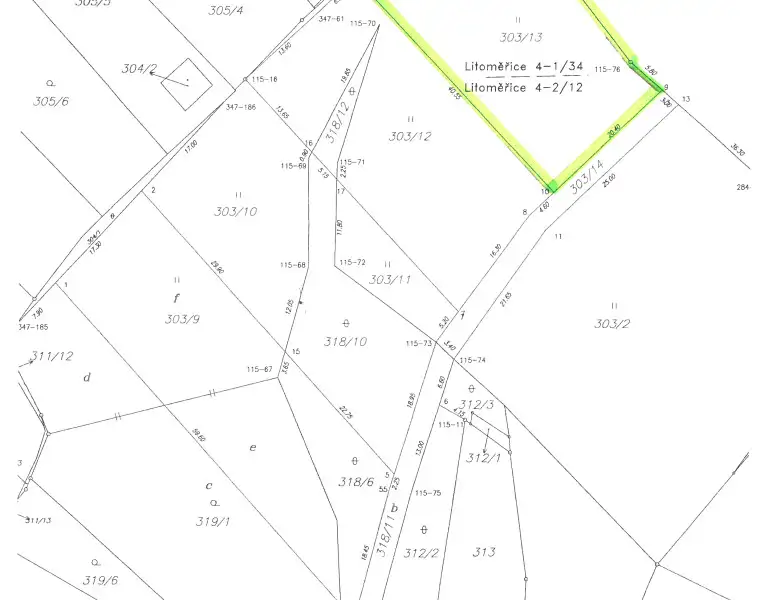 Prodej zahrady 986 m², Ústí nad Labem – náhled fotky 2