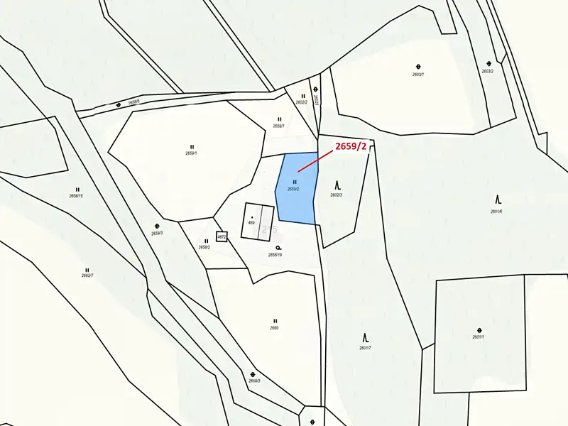 Dražba louky 614 m², Valašská Bystřice – náhled fotky 3