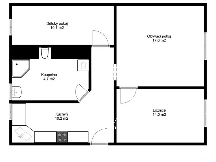 Wohnung 3+1 zum Kauf, 58 m² (3 von 21)