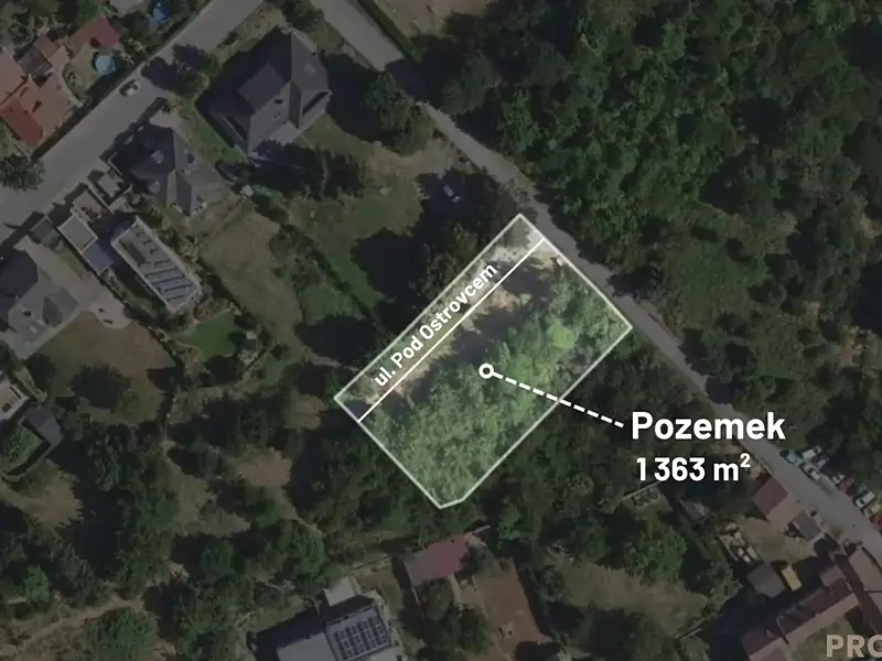 Prodej stavebního pozemku 1363 m², Kladno – náhled fotky 2
