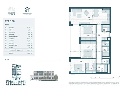 Квартира 4+kk на продаж, 113 м² (2 з 12)