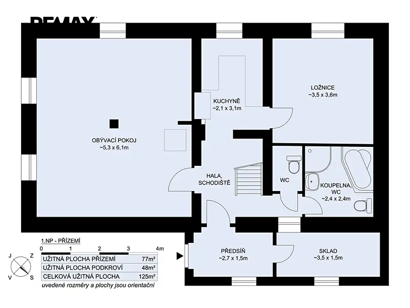 Prodej rodinného domu 90 m², pozemek 583 m², Horní Planá – náhled fotky 2
