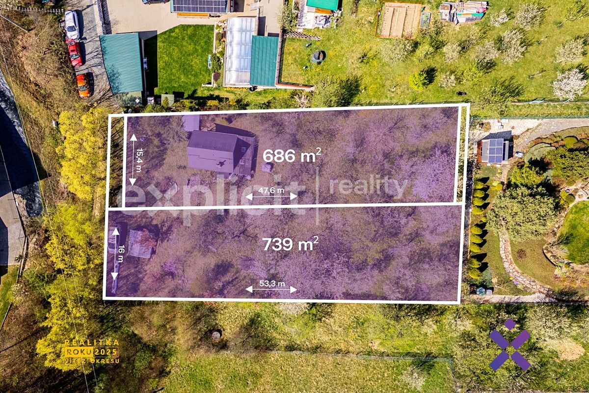Prodej stavebního pozemku 739 m², Hvozdná – fotka 1 z 3