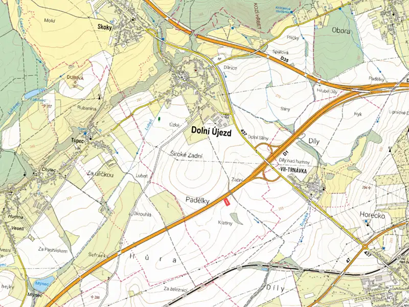 Prodej pole 2259 m², Dolní Újezd – náhled fotky 2