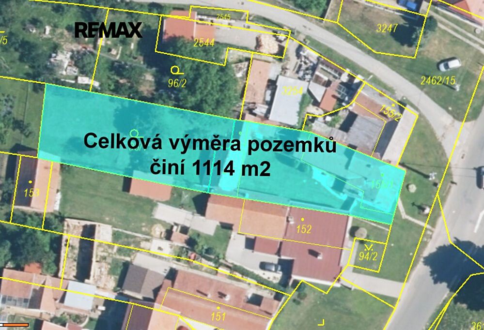 Prodej stavebního pozemku 1114 m², Moravany – fotka 1 z 3