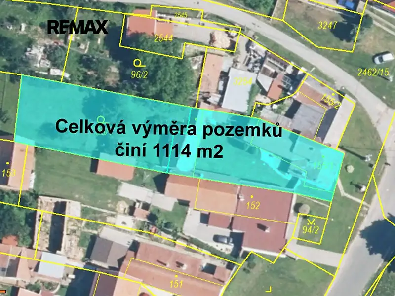 Prodej stavebního pozemku 1114 m², Moravany – náhled fotky 1