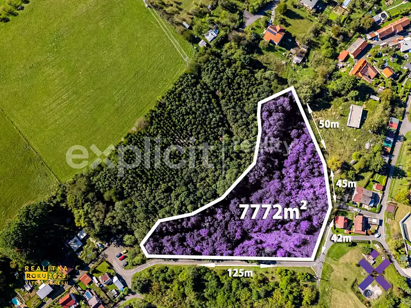 Prodej stavebního pozemku 7772 m², Slušovice – náhled fotky 1