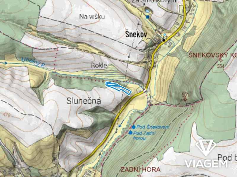 Prodej pole 6131 m², Březina – náhled fotky 3